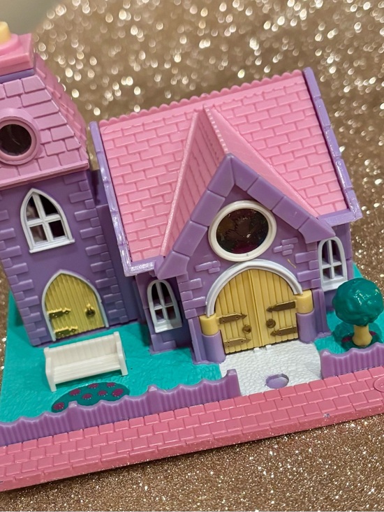 Blue Bird Other - Vintage 1993 Polly Pocket Light-up Wedding Chapel by Blue Bird Toys Inc